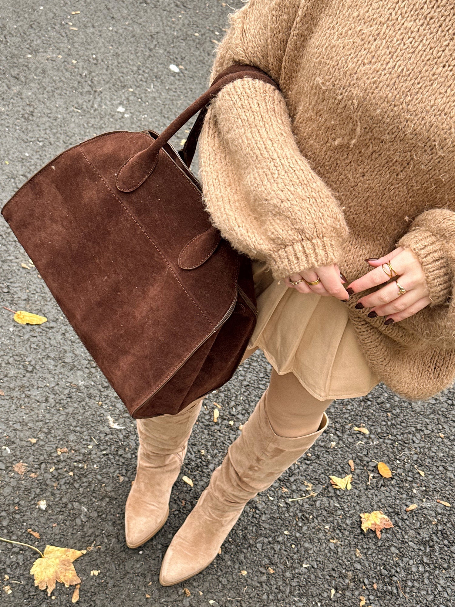 Gaia Suede Bag