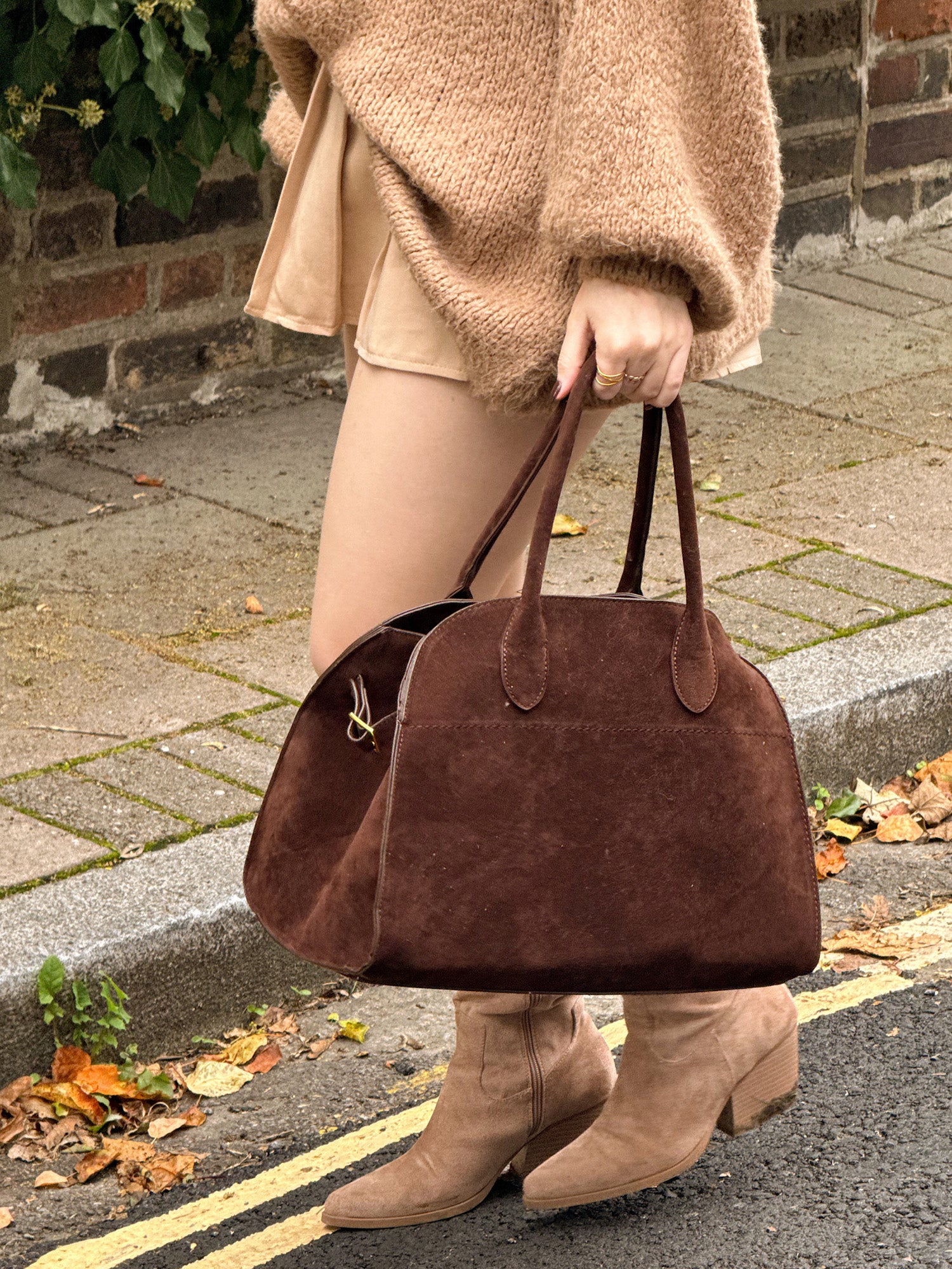 Gaia Suede Bag